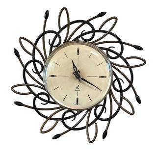 French JAZ Transistor Wall Clock, 1960s For Sale