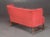 Kaare Klint Danish Classic 1930s "Banana-Style" Settee or Bench in Red Velvet For Sale - Image 4 of 9