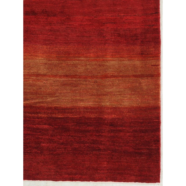Hand-Knotted Persian Lori Gabbeh Rug 5'1" X 7'3" For Sale - Image 4 of 6