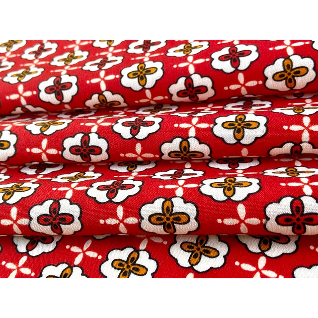 1960s Vintage Kimono Silk Blend by the Roll For Sale - Image 5 of 8