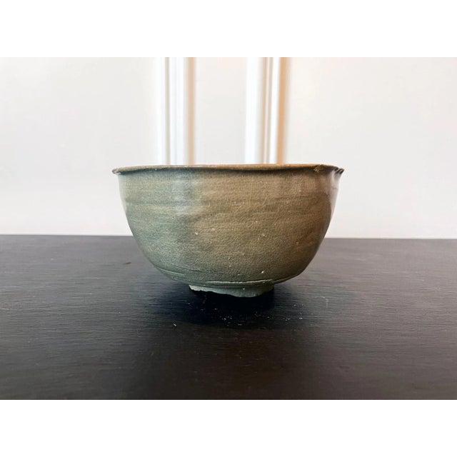 Korean Ceramic Celadon Deep Bowl Goryeo Dynasty For Sale - Image 9 of 13