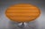 Brown Round Walnut Dining Table with Tulip Pedestal Base, 1960s For Sale - Image 8 of 13