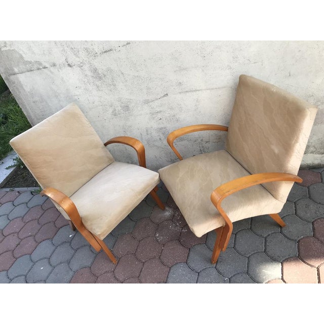 Set of Czech Lollipop Chairs by František Jirák for Tatra Furniture NP, 1960s For Sale - Image 3 of 18