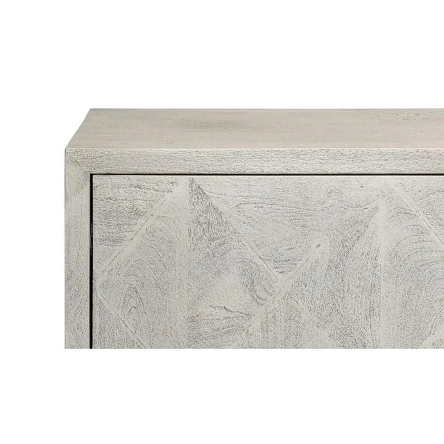 Wood Grey Modern Credenza For Sale - Image 7 of 10
