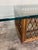 Vintage Boho Wicker Bamboo Glass Top Coffee Table For Sale In Richmond - Image 6 of 8