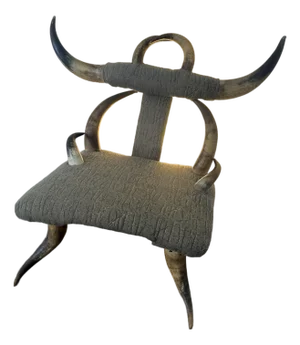 Vintage Argentine Steer Horn Children’s Chair