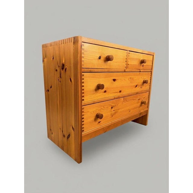 2000 - 2009 Swedish Pine Chest of Drawers For Sale - Image 5 of 6