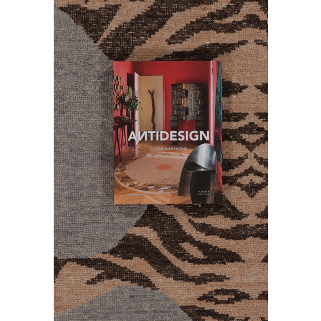 Rug & Kilim’s Distressed Tiger Rug in Gray With Beige and Chocolate Pictorial For Sale - Image 10 of 10