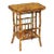Davenport Magazine Table, Brown, Rattan For Sale