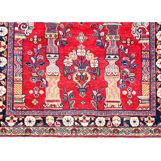 Mid 20th Century Persian Meshkabad Rug For Sale - Image 10 of 13