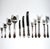 Art Deco Silver Cutlery Set for 12 in Showcase attributed to Bruckmann &Sons Germany, 1920s, Set of 164 For Sale - Image 9 of 13