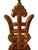 Chinese Vintage Chinese Shou Character Symbol Wood Carved Table Lamp For Sale - Image 3 of 7