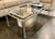 Upperline Silver Leafed Iron and Glass Coffee Table For Sale - Image 4 of 5