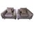 Contemporary Pair Thayer Coggin Lounge Chairs by Stanley Jay Friedman Model 1167-103 44" For Sale - Image 3 of 12
