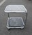 Vintage Italian Chrome and Smoked Glass Rolling Side Table, 1970s For Sale - Image 4 of 15