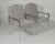 1970s Mid-Century Modern Grey Linen Chrome Tube Armchairs - a Pair For Sale - Image 10 of 10