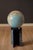 Mid century modern world map National Geographic globe with smoked lucite floor stand, circa 1976. This piece rotates on a...