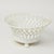 Antique French Porcelain Basket Fruit Bowl With Lion Paw Feet Lattice For Sale - Image 9 of 11