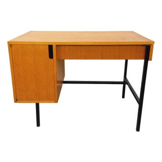 Vintage Multitable Desk in Oak by Jacques Hitier, 1960s For Sale
