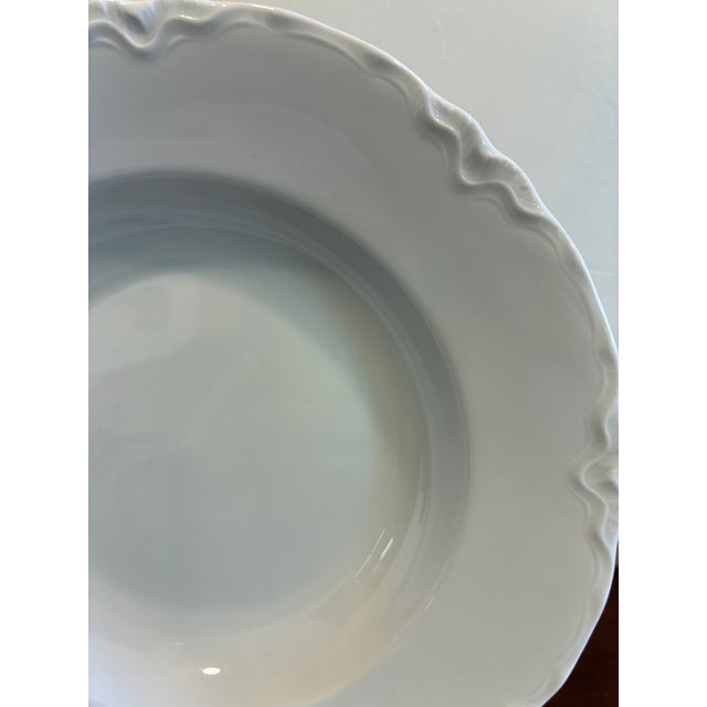 Hutscheneruther Mid 20th Century Hutschenreuther Bavaria White Porcelain Soup Bowls - Set of 4 For Sale - Image 4 of 13