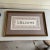 Vintage Handcrafted Cross Stitch Framed Welcome Sign For Sale - Image 4 of 4