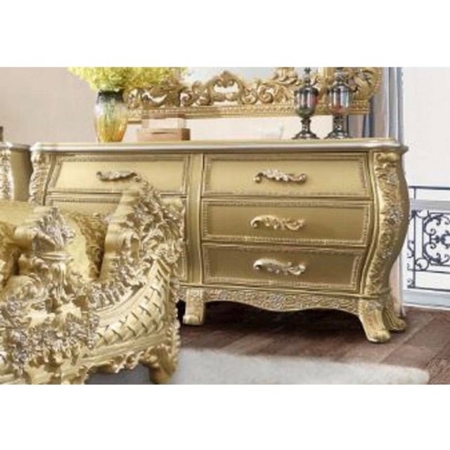 Casa Milano Bellagio 12-Piece Luxury Gold Dining Collection For Sale - Image 12 of 12