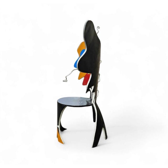 Wooden Wing Chair, 1980s For Sale - Image 9 of 17