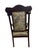 Traditional Traditional Mahogany Accent Armchair With William Morris Style Upholstery For Sale - Image 3 of 12