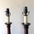 English Colonial Mahogany Table Lamps; A Pair For Sale - Image 3 of 10