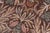 Textile Boho Chic 1990's Floral Pak-Persian Brown/Beige Wool Round Rug - 6'2'' X 6'6'' For Sale - Image 7 of 9