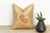 A refined decorative pillow cover from DE-COR's Contempo Paisley collection, crafted from a lustrous gold silk-blend...