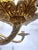1960s 1930's Decorative Black and Bronze Chandelier For Sale - Image 5 of 11