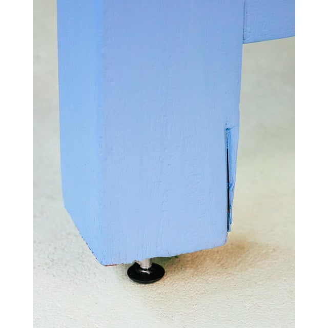 Very Long Vintage French Wooden Cloister Table For Sale - Image 10 of 12