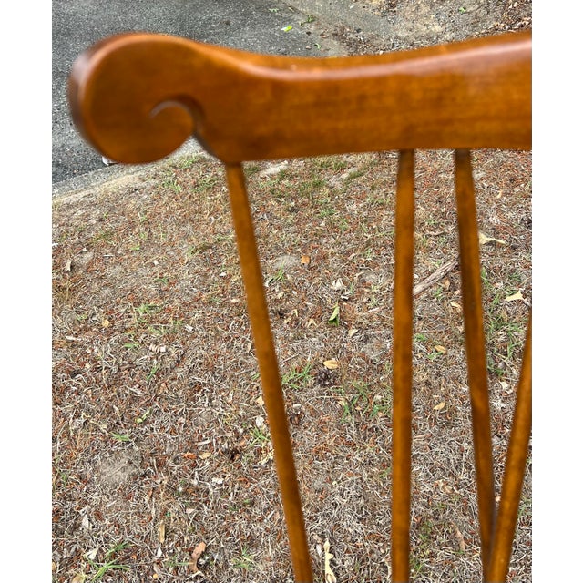 Nichols & Stone Fan Back Windsor Rocking Chair For Sale In New York - Image 6 of 12