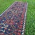 Antique Rose Pattern Handmade Runner Rug For Sale - Image 9 of 9
