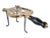 Wood Antique English Brass Trivet For Sale - Image 7 of 8