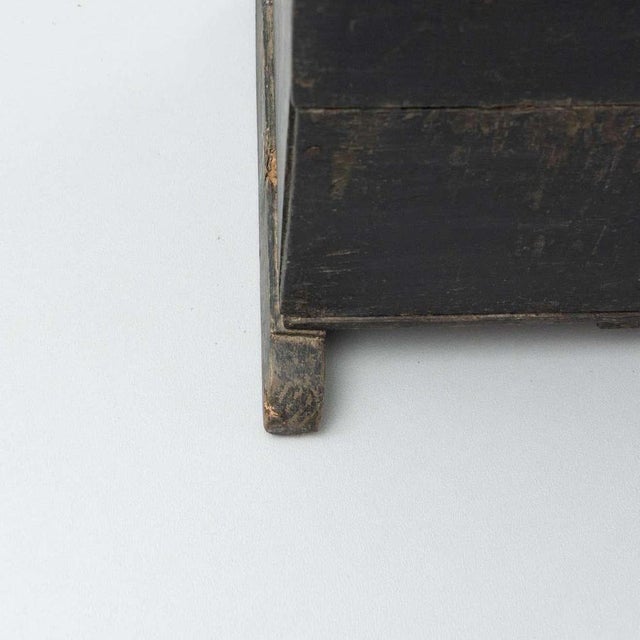 Large Spanish Hachero Candleholder in Stained Wood, 1940s For Sale - Image 9 of 14