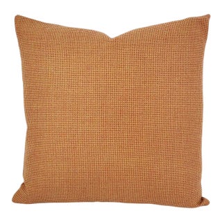 Holland and Sherry Cottage Tweed in Rust Pillow Cover For Sale