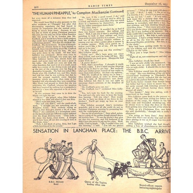Rex Whistler “Radio Times Christmas Number” December 1931 For Sale - Image 4 of 10
