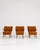 19th Century 19th Century France Mid-century Modern Burnt Orange Wood Armchair For Sale - Image 5 of 10