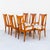 Brown Vintage Brasilia Mid Century Modern Walnut Dining Chairs by Broyhill For Sale - Image 8 of 13