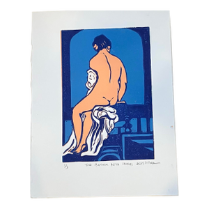 1980’s Original Lithograph “The Bather After Ingres” Signed Numbered 3/3