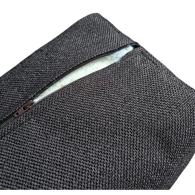 Black Bastiano Two-Seat Sofa in Black Wood Frame and Fabric Cushions by Afra & Tobia Scarpa for Gavina, Italy, 1960s For Sale - Image 8 of 10