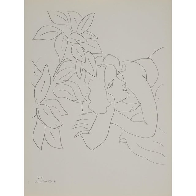 Henri Matisse, Femme camouflée, Lithograph For Sale