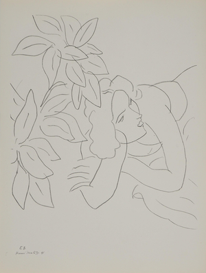 Henri Matisse, Femme camouflée, Lithograph