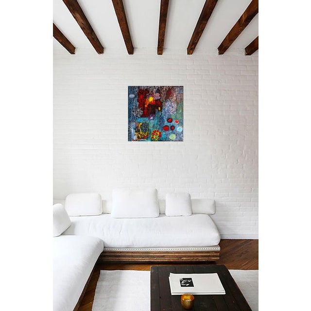 Orange Moon is a voyage through color and emotion — a painting that feels like both a dream and a memory. The deep reds...