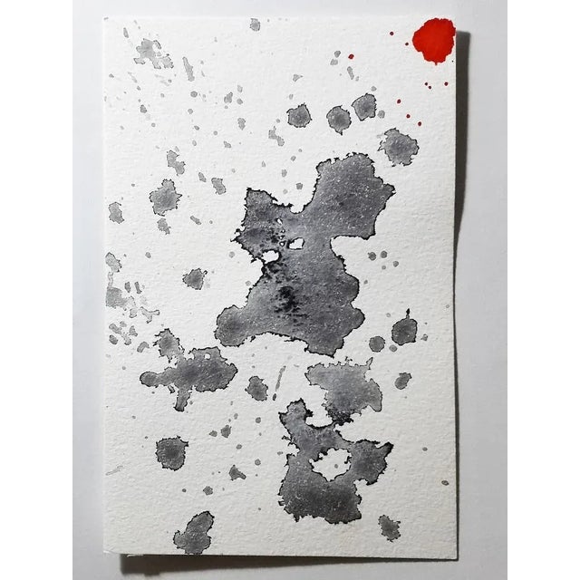 Accent, Original Watercolor Drawing by Antonietta Valente, 2020 For Sale - Image 3 of 3