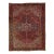 Antique Persian Heriz Wool Rug Featuring an Allover Motif in Red For Sale