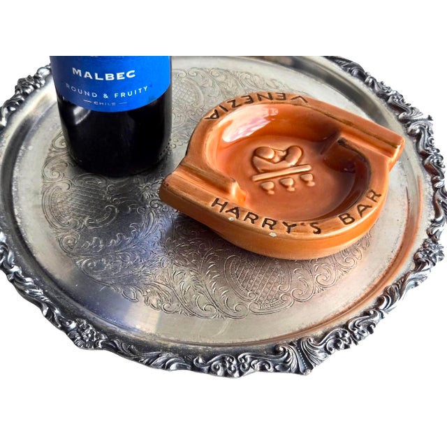 Ceramic Vintage Harry's Bar Venezia Ceramic Ashtray For Sale - Image 7 of 16