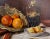 1920s Osip Braz -1920s Still Life W/ Oranges & a Painted Bottle-Oil Painting For Sale - Image 5 of 8